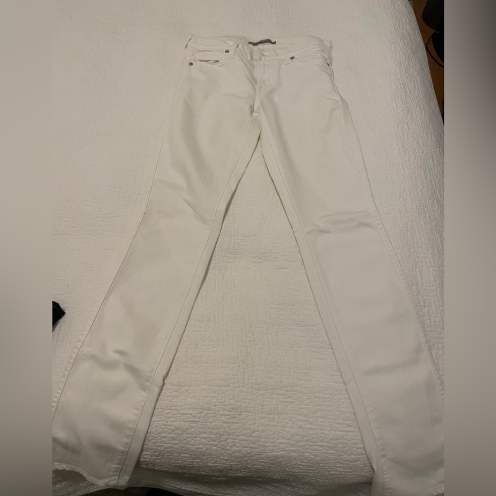 Vince white denim jeans
